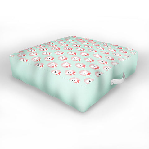 Allyson Johnson Polar Bears Outdoor Floor Cushion