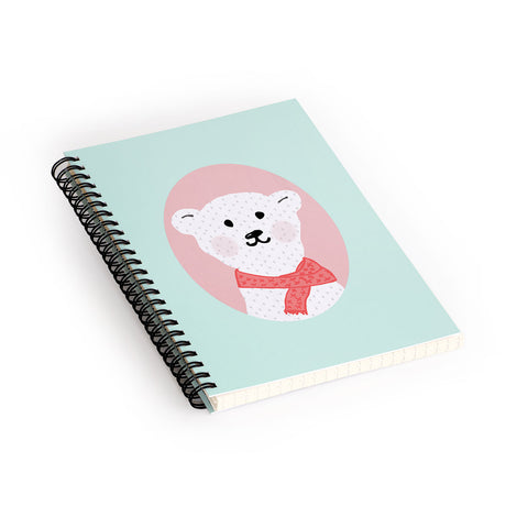Allyson Johnson Polar Bears Spiral Notebook