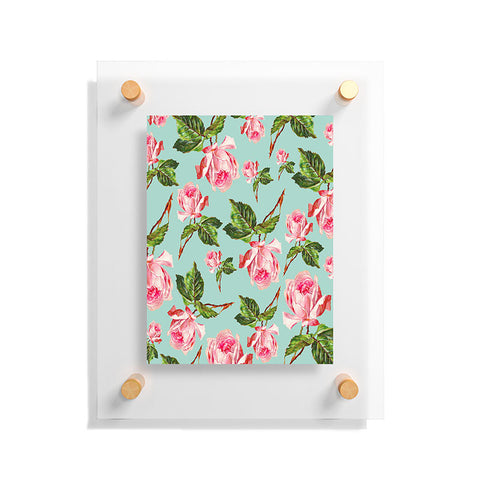 Allyson Johnson Prettiest Roses Floating Acrylic Print