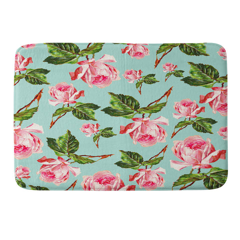 Allyson Johnson Prettiest Roses Memory Foam Bath Mat