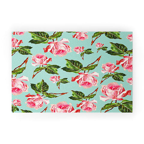 Allyson Johnson Prettiest Roses Welcome Mat