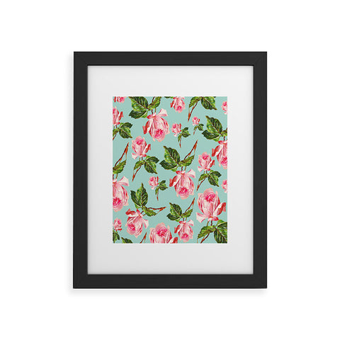 Allyson Johnson Prettiest Roses Framed Art Print