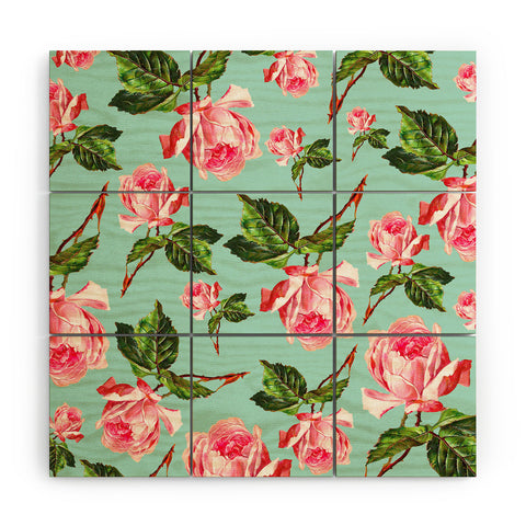 Allyson Johnson Prettiest Roses Wood Wall Mural