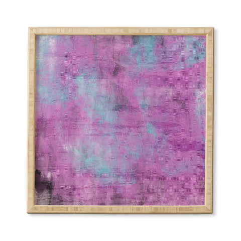 Allyson Johnson Purple Paint Framed Wall Art