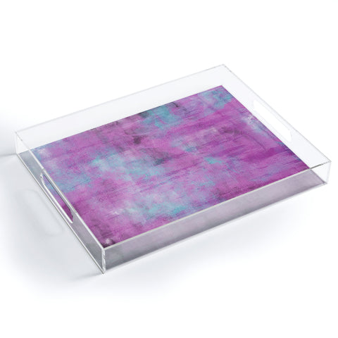 Allyson Johnson Purple Paint Acrylic Tray