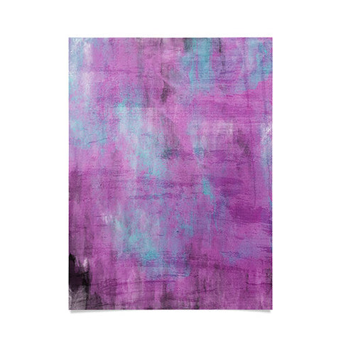 Allyson Johnson Purple Paint Poster
