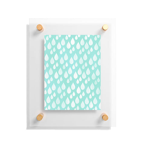 Allyson Johnson Rain Drops Floating Acrylic Print