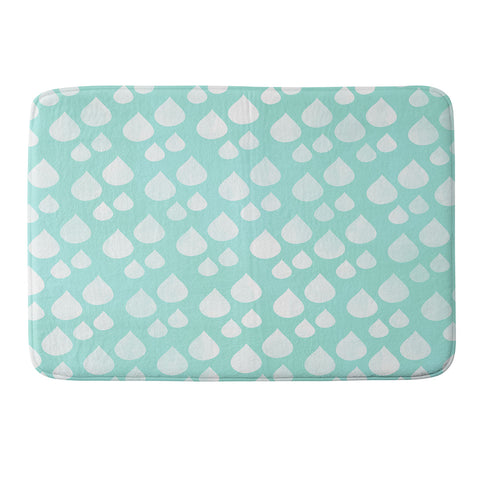 Allyson Johnson Rain Drops Memory Foam Bath Mat