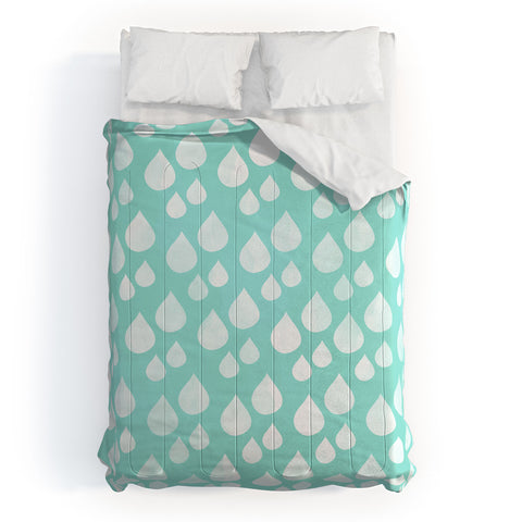 Allyson Johnson Rain Drops Comforter