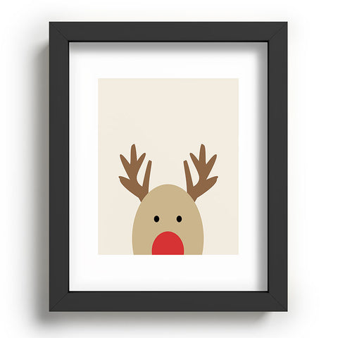 Allyson Johnson Reindeer Recessed Framing Rectangle