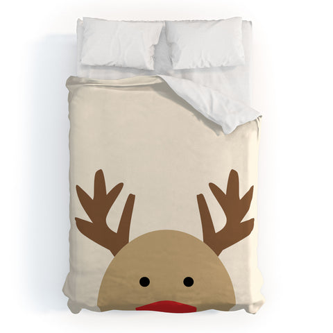 Allyson Johnson Reindeer Duvet Cover