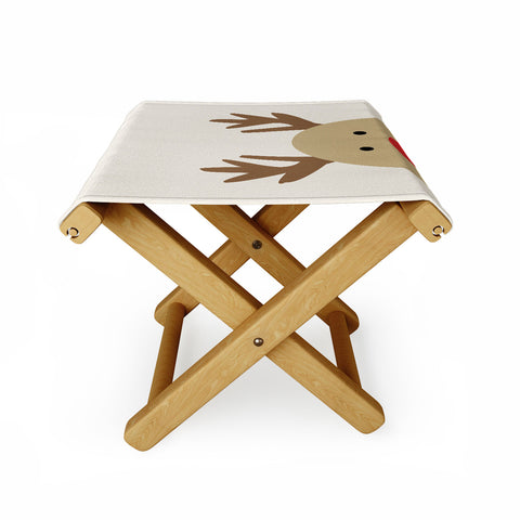 Allyson Johnson Reindeer Folding Stool