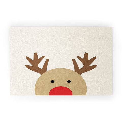 Allyson Johnson Reindeer Welcome Mat