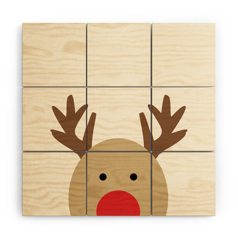 Allyson Johnson Reindeer Wood Wall Mural