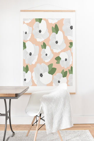 Allyson Johnson Romantic Floral Art Print And Hanger