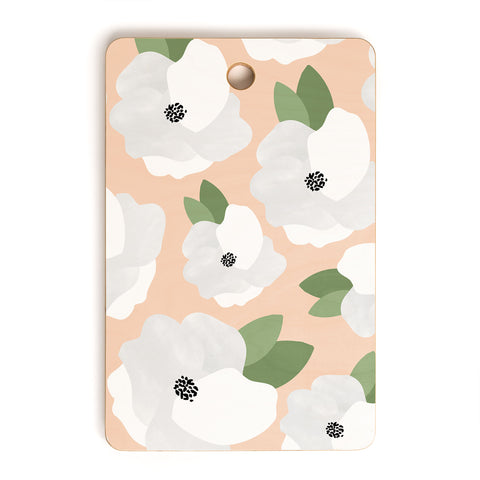 Allyson Johnson Romantic Floral Cutting Board Rectangle