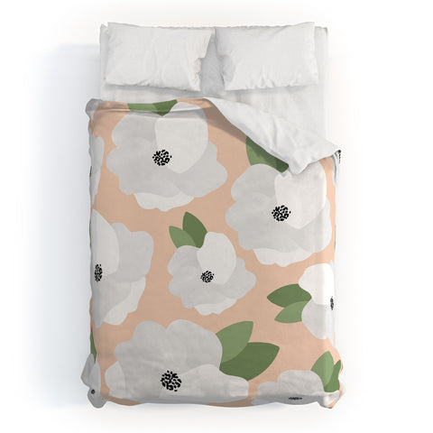 Allyson Johnson Romantic Floral Duvet Cover