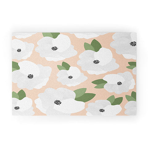 Allyson Johnson Romantic Floral Welcome Mat