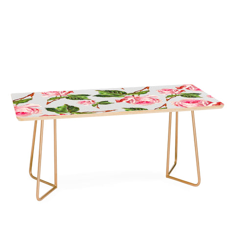 Allyson Johnson Roses and stripes Coffee Table