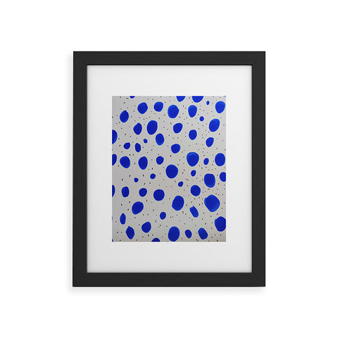 Allyson Johnson Royal Framed Art Print