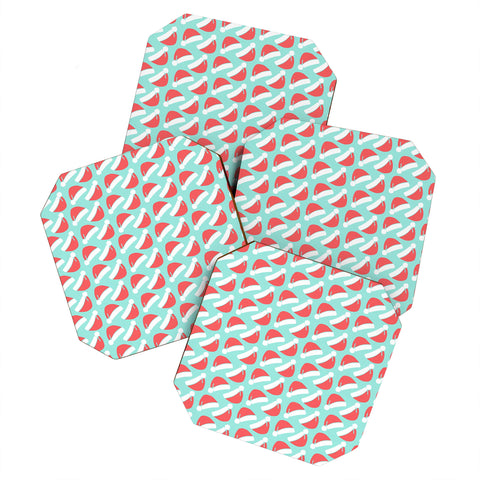 Allyson Johnson Santa Coaster Set