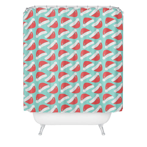Allyson Johnson Santa Shower Curtain
