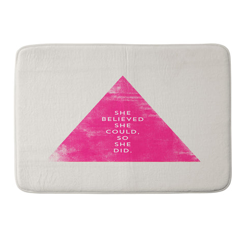 Allyson Johnson She Believed She Could Memory Foam Bath Mat