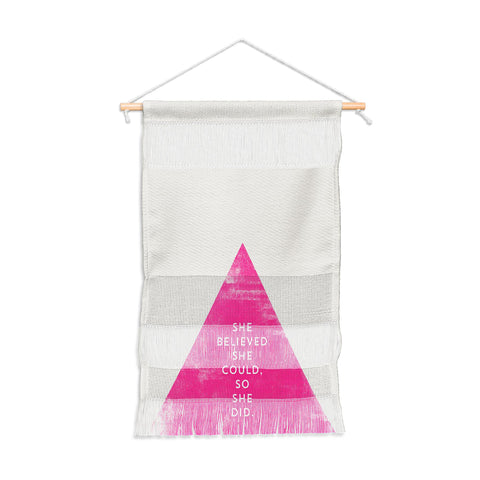 Allyson Johnson She Believed She Could Wall Hanging Portrait