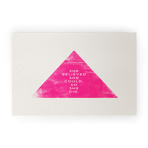 Allyson Johnson She Believed She Could Welcome Mat