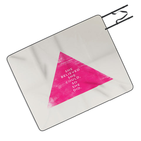 Allyson Johnson She Believed She Could Picnic Blanket