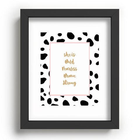 Allyson Johnson She is everything Recessed Framing Rectangle