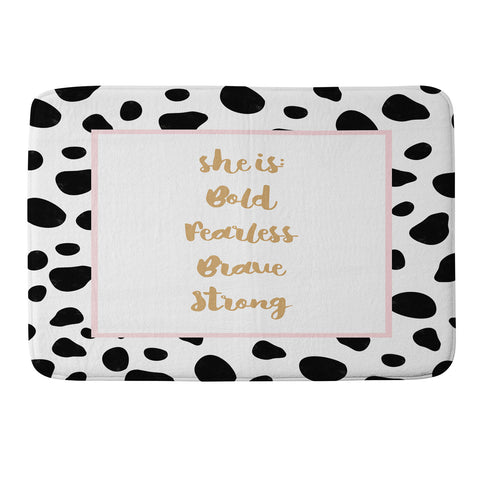 Allyson Johnson She is everything Memory Foam Bath Mat