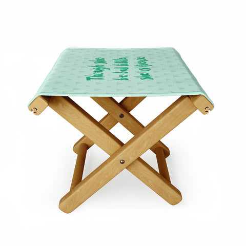 Allyson Johnson She is Folding Stool