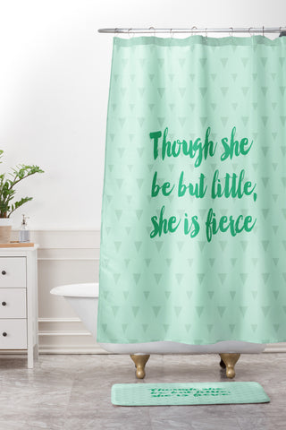 Allyson Johnson She is Shower Curtain And Mat