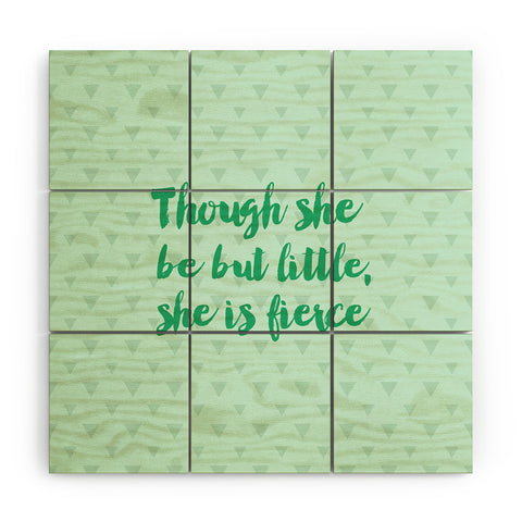 Allyson Johnson She is Wood Wall Mural