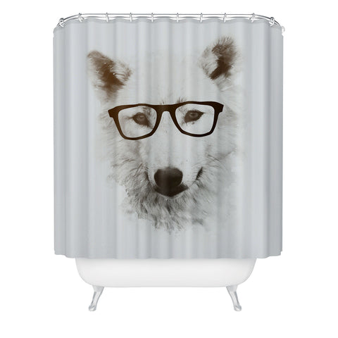 Allyson Johnson Smart Wolf Shower Curtain