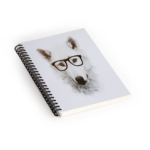 Allyson Johnson Smart Wolf Spiral Notebook