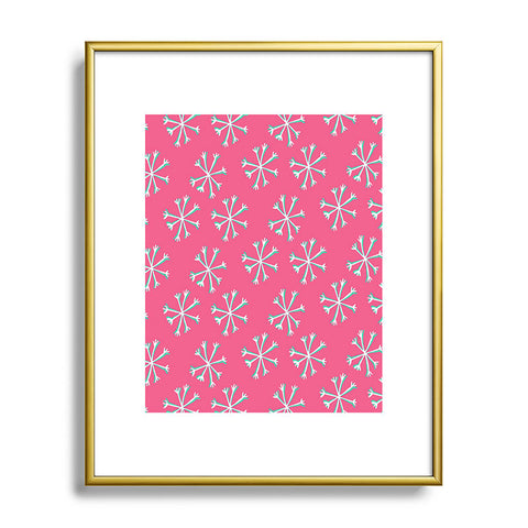Allyson Johnson Snowy Season Metal Framed Art Print