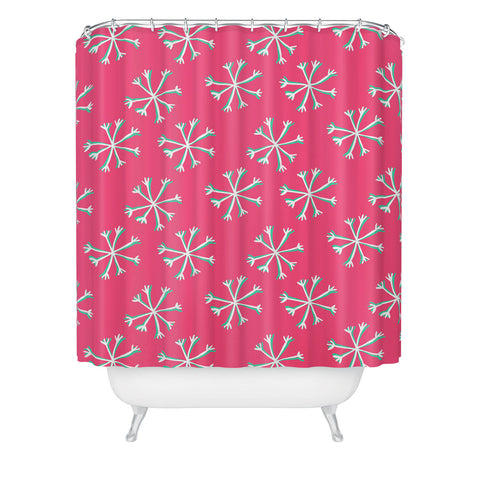 Allyson Johnson Snowy Season Shower Curtain