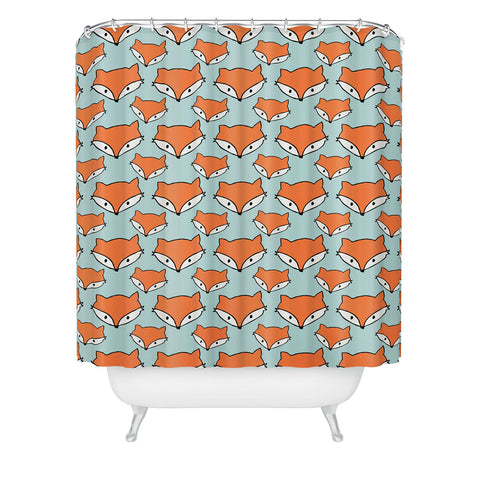 Allyson Johnson So Foxy Shower Curtain