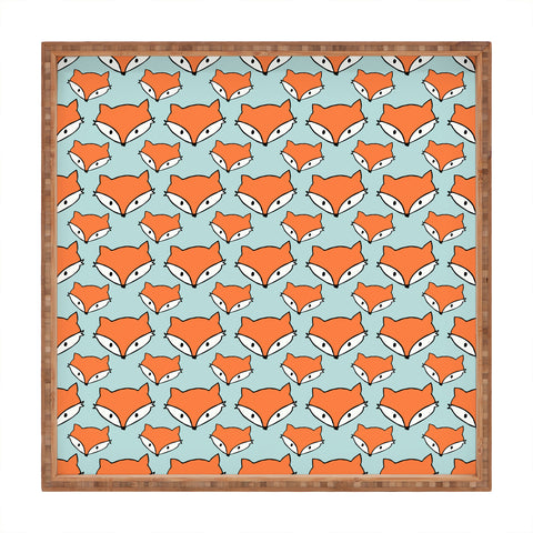 Allyson Johnson So Foxy Square Tray