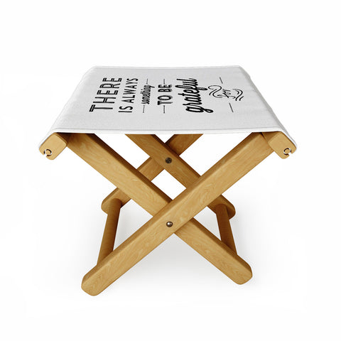 Allyson Johnson Something To Be Grateful For Folding Stool