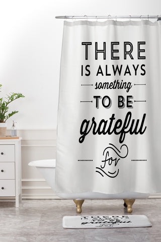 Allyson Johnson Something To Be Grateful For Shower Curtain And Mat