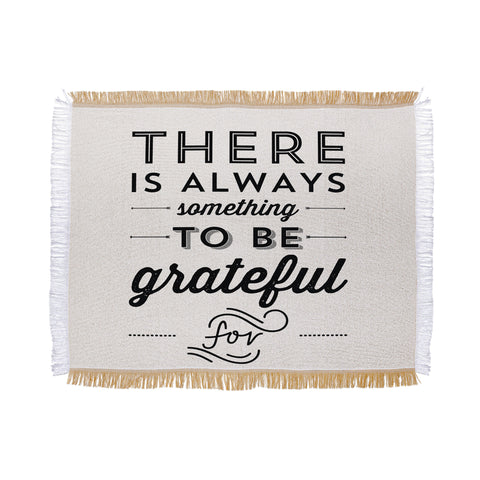 Allyson Johnson Something To Be Grateful For Throw Blanket