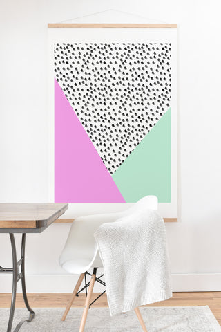 Allyson Johnson Spotted Modern Art Print And Hanger