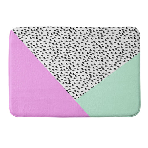 Allyson Johnson Spotted Modern Memory Foam Bath Mat