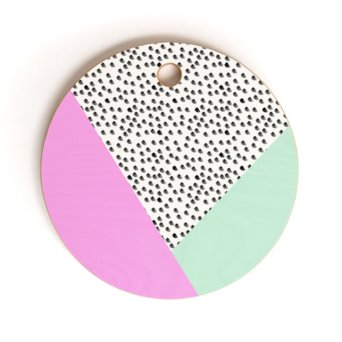 Allyson Johnson Spotted Modern Cutting Board Round