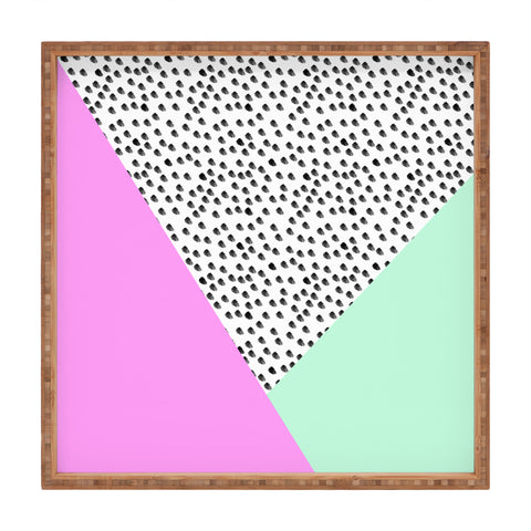 Allyson Johnson Spotted Modern Square Tray