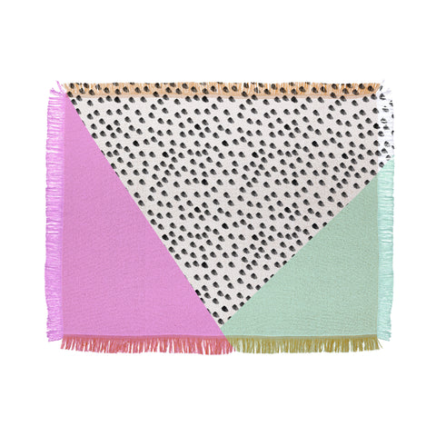 Allyson Johnson Spotted Modern Throw Blanket