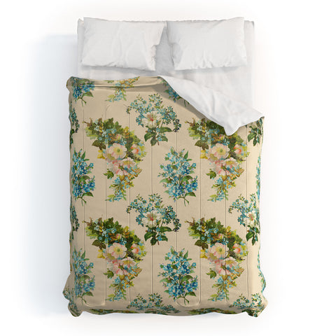 Allyson Johnson Spring Blue Floral Comforter